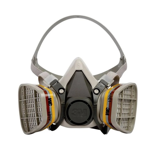 3M™ Half Facepiece Reusable Respirator Mask for Sublimation of Oxalic Acid with 2 Filters
